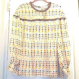 SACHIN AND BABI COLORFUL POLKA DOTS TOP